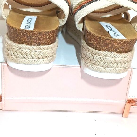 Steve Madden Kimmie Platform Espadrille Sandals Sz 9 - Picture 7 of 8